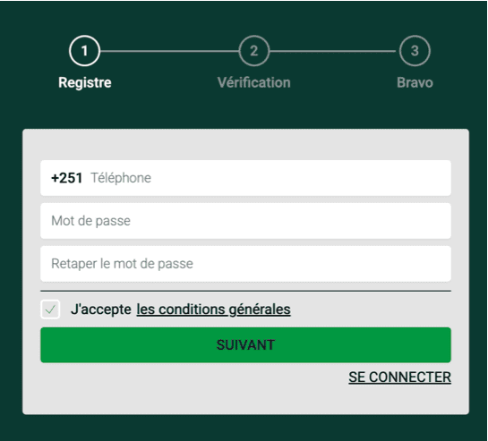S&rsquo;inscrire Qwick Bet casino